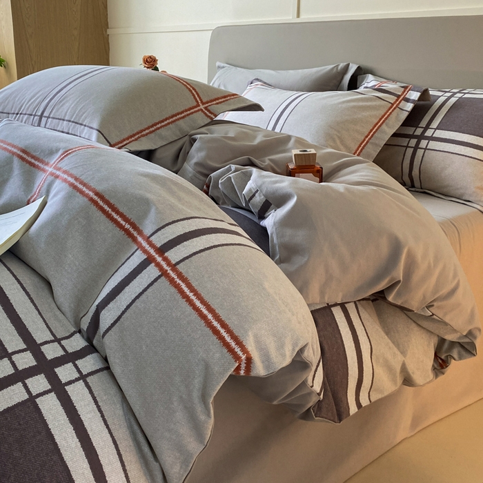 91家纺网 家纺一手货源 找家纺 涵宸家纺 2024新款亲肤全棉磨毛印花四件套--芬兰系列 克卜勒