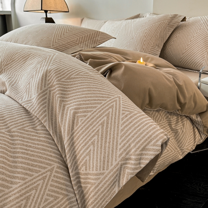 91家纺网 家纺一手货源 找家纺 涵宸家纺 2024新款亲肤全棉磨毛印花四件套--芬兰系列 卢卡斯