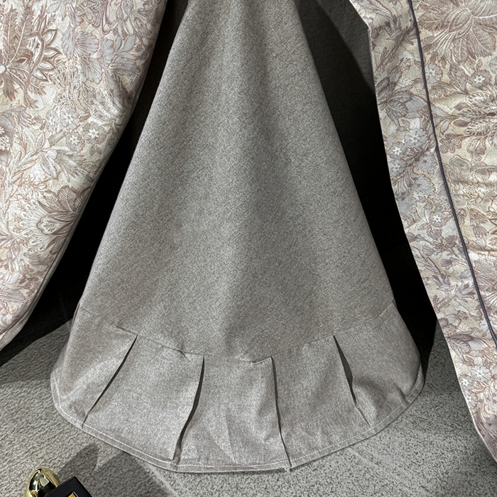 91家纺网 家纺一手货源 找家纺 2024新款A类全棉磨毛数码印花系列四件套 莉娅灰