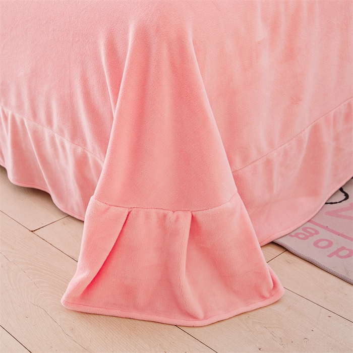 91家纺网 家纺一手货源 找家纺 锦罗绣 2024新款加厚牛奶绒四件套印花四件套单被套 蓓思