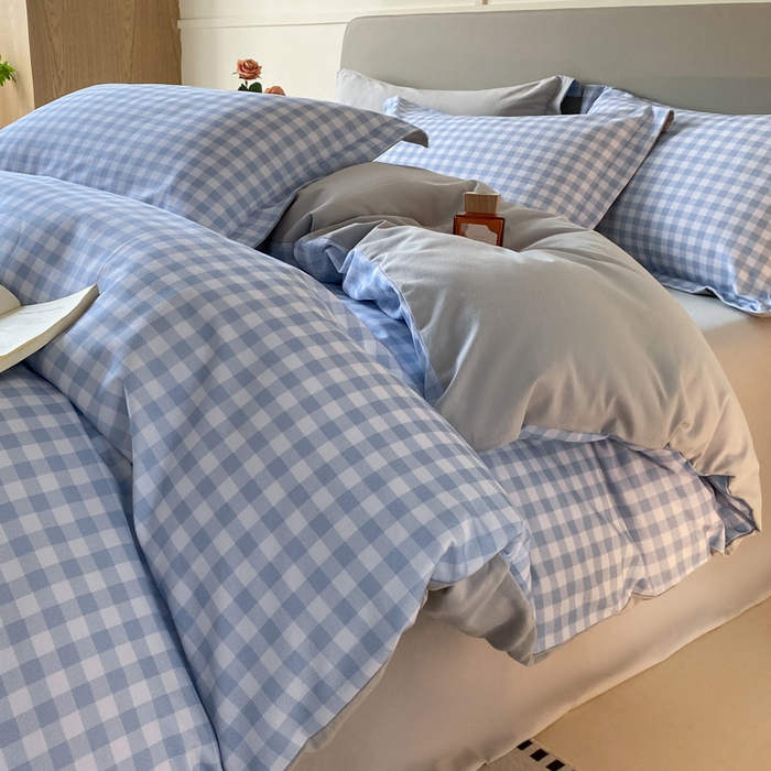 91家纺网 家纺一手货源 找家纺 涵宸家纺 2024新款亲肤全棉磨毛印花四件套--芬兰系列 简兮兰