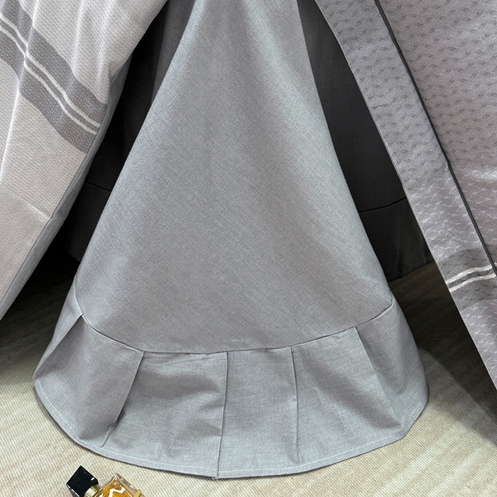 91家纺网 家纺一手货源 找家纺 2024新款A类全棉磨毛数码印花系列四件套 杰弗里灰