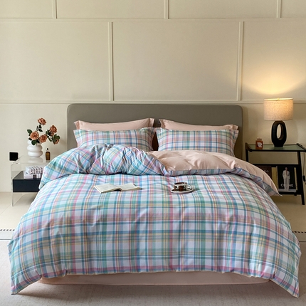 涵宸家纺 2024新款亲肤全棉磨毛印花四件套--芬兰系列 棒棒糖