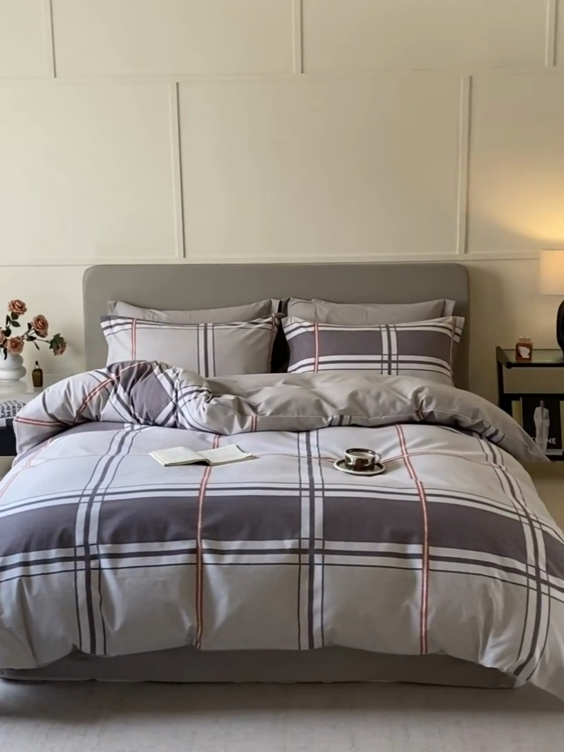 91家纺网 家纺一手货源 找家纺 涵宸家纺 2024新款亲肤全棉磨毛印花四件套--芬兰系列 克卜勒