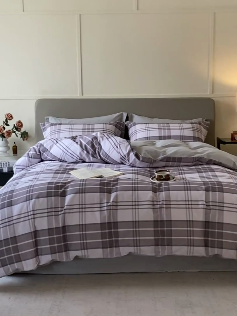 91家纺网 家纺一手货源 找家纺 涵宸家纺 2024新款亲肤全棉磨毛印花四件套--芬兰系列 阿华甜