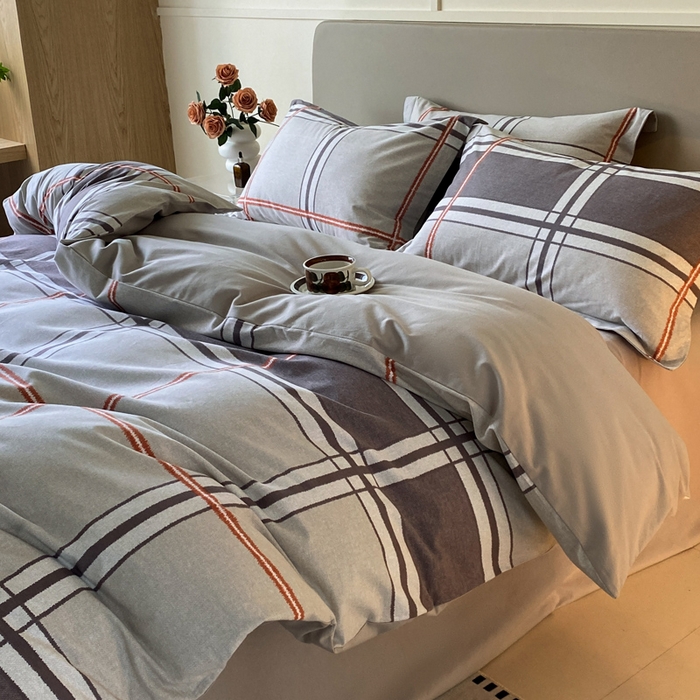 91家纺网 家纺一手货源 找家纺 涵宸家纺 2024新款亲肤全棉磨毛印花四件套--芬兰系列 克卜勒