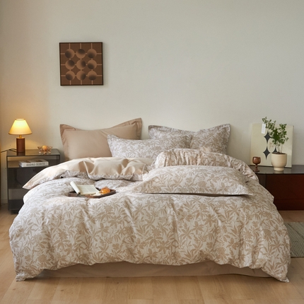 91家纺网 家纺一手货源 找家纺 （总）涵宸家纺 2024新款亲肤全棉磨毛印花四件套--芬兰系列