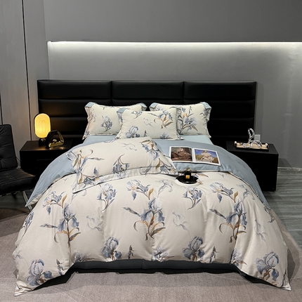 91家纺网 家纺一手货源 找家纺 （总）2024新款A类全棉磨毛数码印花系列四件套