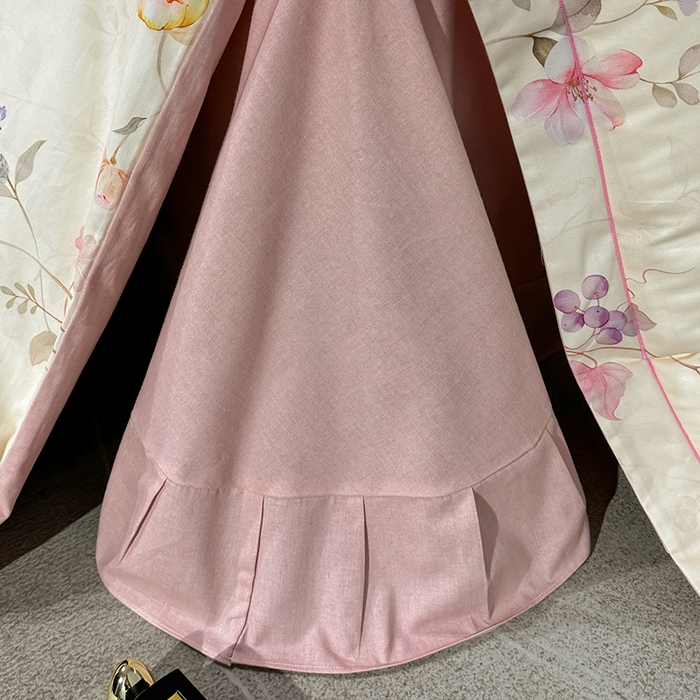 91家纺网 家纺一手货源 找家纺 2024新款A类全棉磨毛数码印花系列四件套 美兮浅香粉