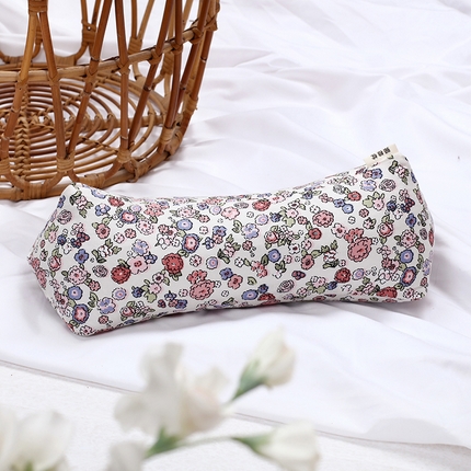 91家纺网 家纺一手货源 找家纺 （总）明星枕业全棉荞麦枕颈椎三角枕成人花草枕荞麦壳+10%薰衣草枕芯