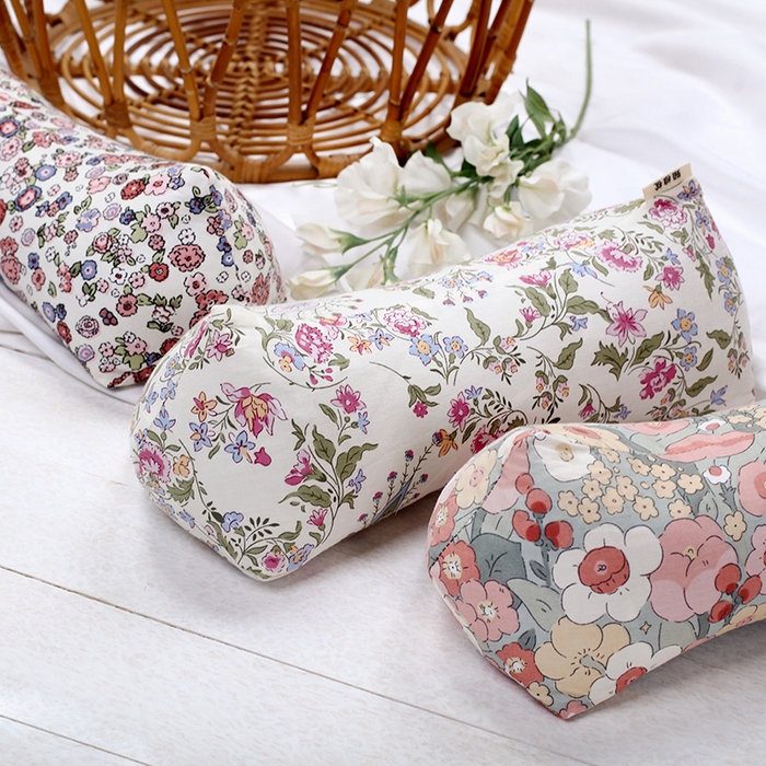 91家纺网 家纺一手货源 找家纺 （总）明星枕业全棉荞麦枕颈椎三角枕成人花草枕荞麦壳+10%薰衣草枕芯