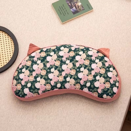 91家纺网 家纺一手货源 找家纺 （总）明星枕业 2024新款猫耳朵荞麦枕10%花草枕30*58