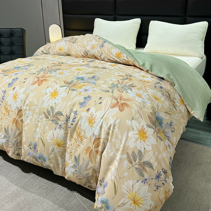 91家纺网 家纺一手货源 找家纺 （总）2024新款A类全棉磨毛数码印花系列四件套