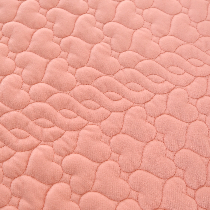 91家纺网 家纺一手货源 找家纺 芸锦豪 2024新款宝宝绒床盖 玫瑰粉