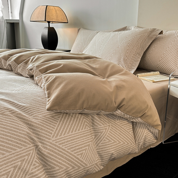 91家纺网 家纺一手货源 找家纺 涵宸家纺 2024新款亲肤全棉磨毛印花四件套--芬兰系列 卢卡斯