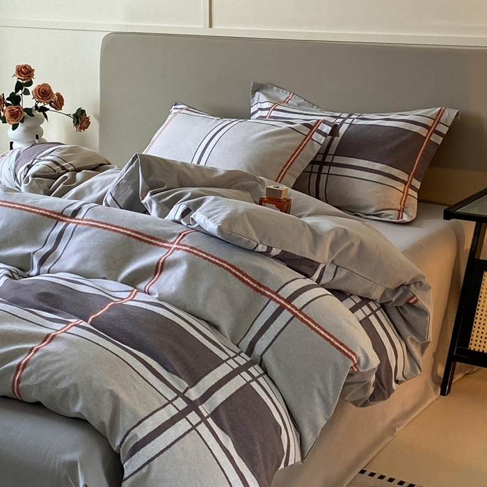 91家纺网 家纺一手货源 找家纺 涵宸家纺 2024新款亲肤全棉磨毛印花四件套--芬兰系列 克卜勒