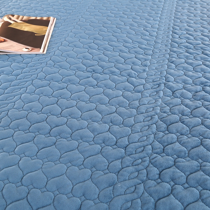 91家纺网 家纺一手货源 找家纺 芸锦豪 2024新款宝宝绒床盖 贵族蓝