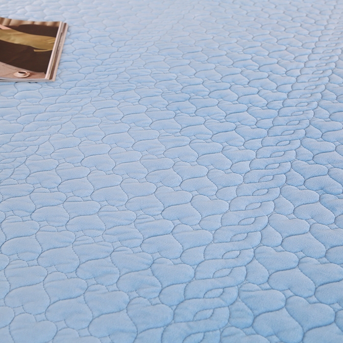 91家纺网 家纺一手货源 找家纺 芸锦豪 2024新款宝宝绒床盖 浅蓝