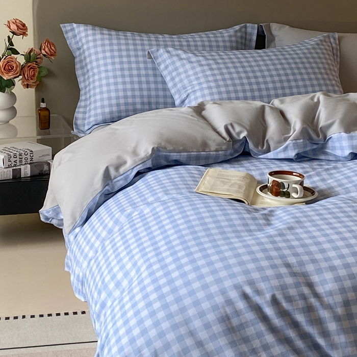 91家纺网 家纺一手货源 找家纺 涵宸家纺 2024新款亲肤全棉磨毛印花四件套--芬兰系列 简兮兰