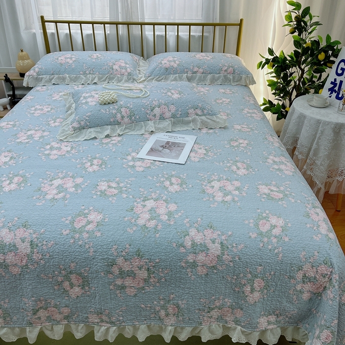 91家纺网 家纺一手货源 找家纺 暖居 2024新款春秋被床盖四件套 苏里南