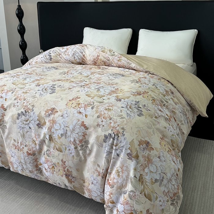 91家纺网 家纺一手货源 找家纺 2024新款A类全棉磨毛数码印花系列单被套 曲艺芳华