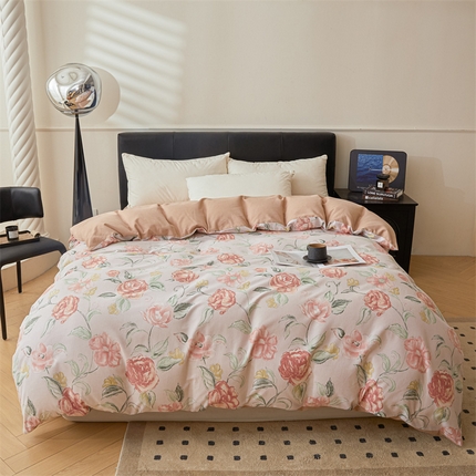 91家纺网 家纺一手货源 找家纺 （总）缦彩 （支持一件定制）2024新款全棉被套加厚生态磨毛学生单被套纯棉被罩