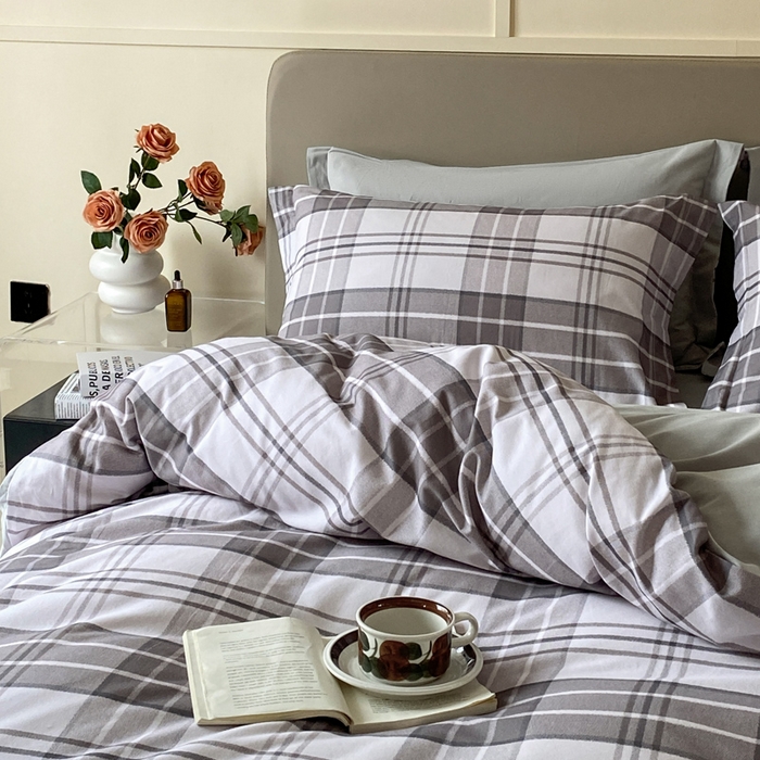 91家纺网 家纺一手货源 找家纺 涵宸家纺 2024新款亲肤全棉磨毛印花四件套--芬兰系列 阿华甜