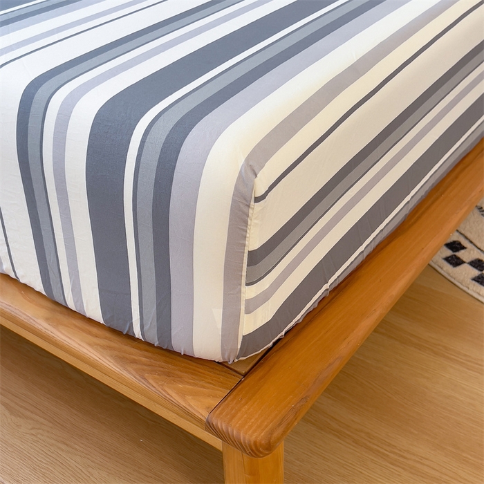 91家纺网 家纺一手货源 找家纺 多品 2024新款水洗棉皱皱纱单品床笠 墨尔本