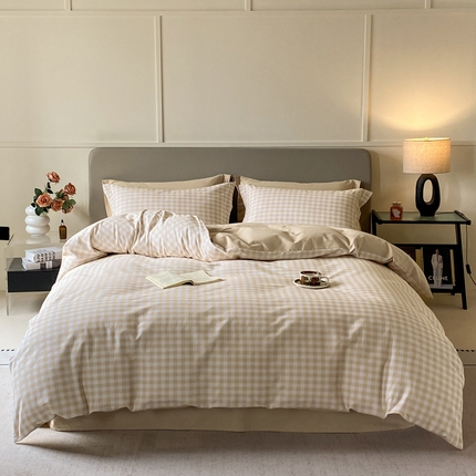 91家纺网 家纺一手货源 找家纺 （总）涵宸家纺 2024新款亲肤全棉磨毛印花四件套--芬兰系列