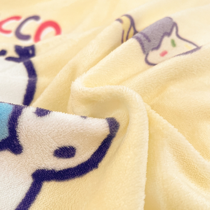 91家纺网 家纺一手货源 找家纺 2024新品正版三丽鸥授权卡通加厚高克重牛奶绒系列四件套 绒三丽鸥-甜筒帕恰狗