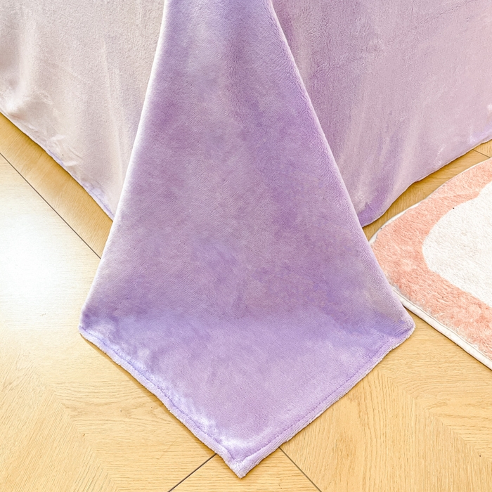 91家纺网 家纺一手货源 找家纺 2024新品正版三丽鸥授权卡通加厚高克重牛奶绒系列四件套 绒三丽鸥-贪睡库洛米