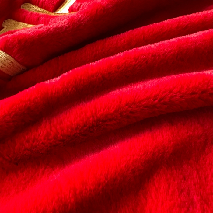 91家纺网 家纺一手货源 找家纺 （总）2024新款仿皮草兔绒精品绣花毛毯毯子 毛毛毯毯子 婚庆毛毯毯子