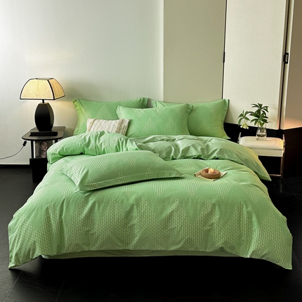 91家纺网 家纺一手货源 找家纺 （总）涵宸家纺 2024新款亲肤全棉磨毛印花四件套--芬兰系列