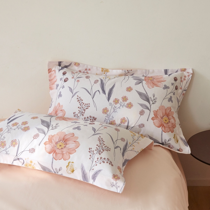 91家纺网 家纺一手货源 找家纺 涵宸家纺 2024新款亲肤全棉磨毛印花四件套--芬兰系列 花样年华