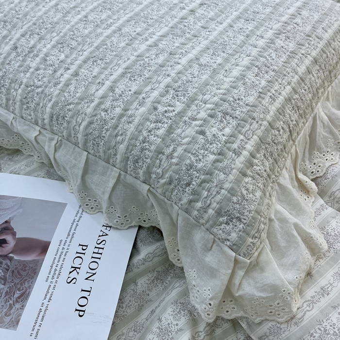 91家纺网 家纺一手货源 找家纺 暖居 2024新款春秋被床盖四件套 伊甸园