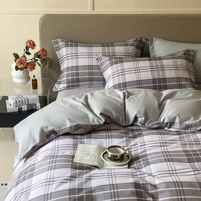 91家纺网 家纺一手货源 找家纺 涵宸家纺 2024新款亲肤全棉磨毛印花四件套--芬兰系列 阿华甜