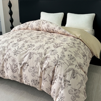 91家纺网 家纺一手货源 找家纺 （总）2024新款A类全棉磨毛数码印花系列单被套