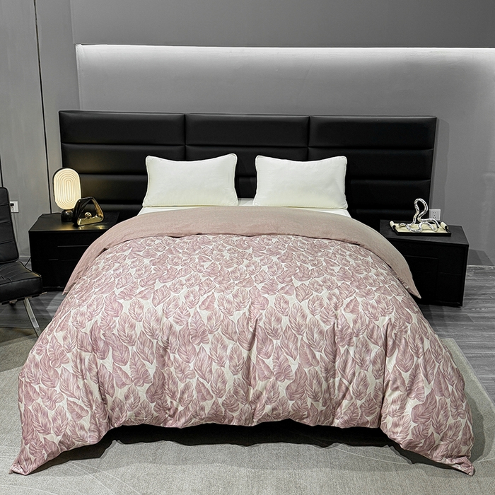 91家纺网 家纺一手货源 找家纺 2024新款A类全棉磨毛数码印花系列单被套 如伊咖