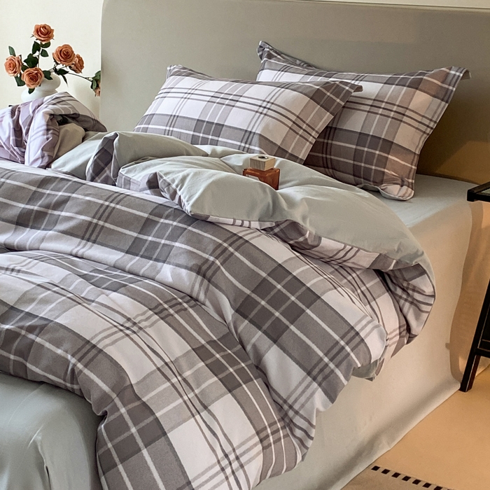 91家纺网 家纺一手货源 找家纺 涵宸家纺 2024新款亲肤全棉磨毛印花四件套--芬兰系列 阿华甜