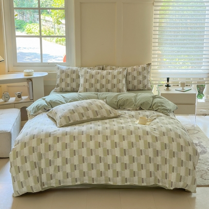 91家纺网 家纺一手货源 找家纺 （总）卢赛尔 2024新款印花四件套