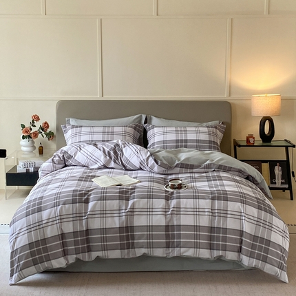 涵宸家纺 2024新款亲肤全棉磨毛印花四件套--芬兰系列 阿华甜