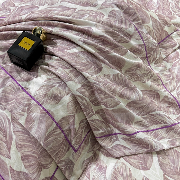 91家纺网 家纺一手货源 找家纺 2024新款A类全棉磨毛数码印花系列四件套 如伊咖