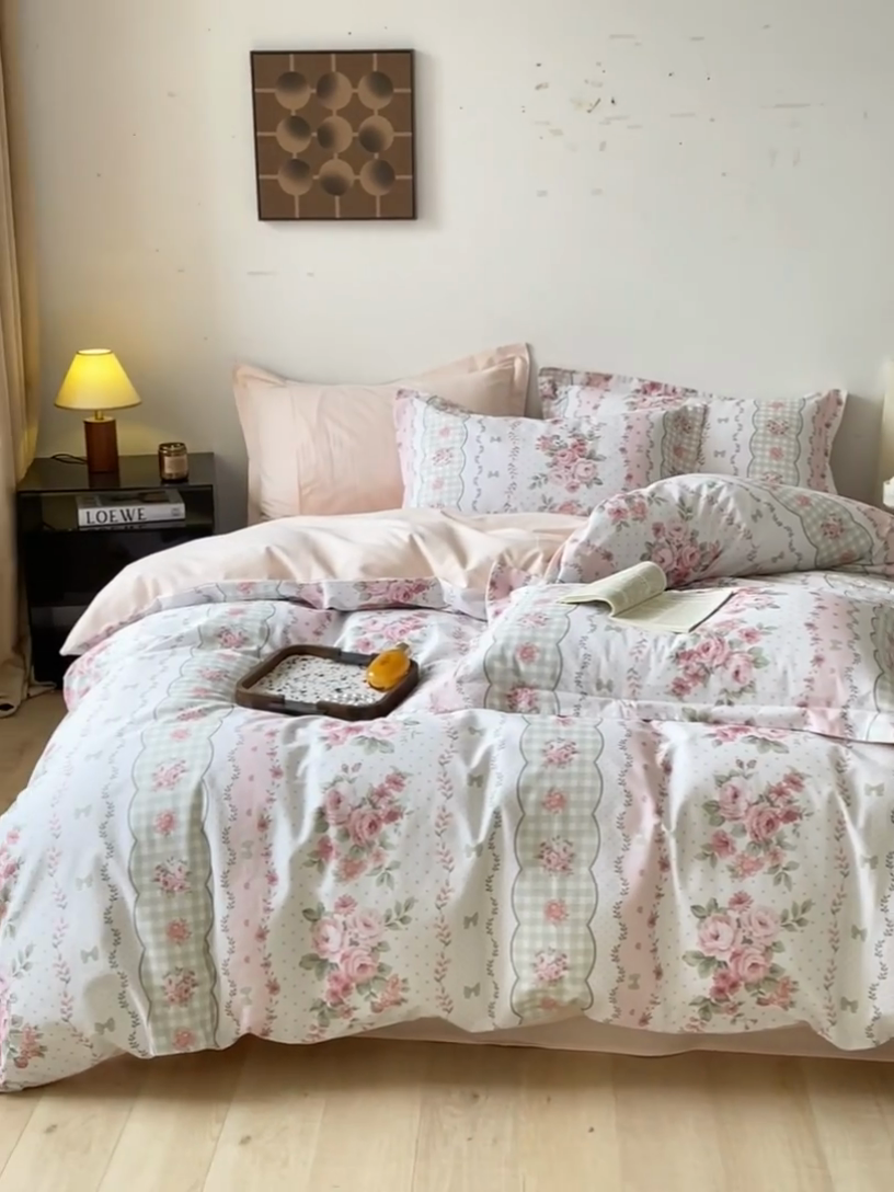 91家纺网 家纺一手货源 找家纺 （总）涵宸家纺 2024新款亲肤全棉磨毛印花四件套--芬兰系列