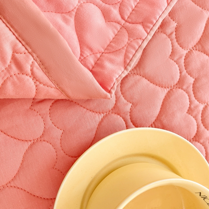 91家纺网 家纺一手货源 找家纺 暖居 2024支持定制纯棉榻榻米四件套全棉农村单件大炕盖纯色床单三件套系列 粉色