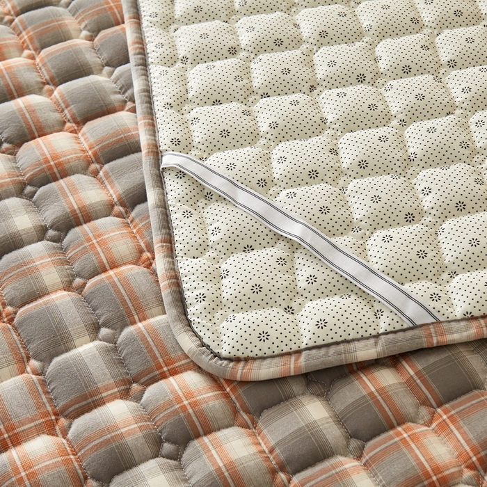 91家纺网 家纺一手货源 找家纺 祁恋婷 2024新款全棉水洗棉棉花床护垫 洛卡