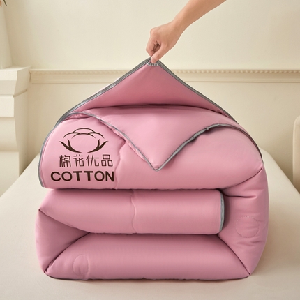 91家纺网 家纺一手货源 找家纺 兴邦家纺 2026新款被子冬被子母被子母被 浅豆沙