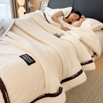 91家纺网 家纺一手货源 找家纺 （总）慕木家纺 2025新款纯色A类轻奢半边绒多功能毛毯直播爆款（可供跨境外贸抽空爆款首选）