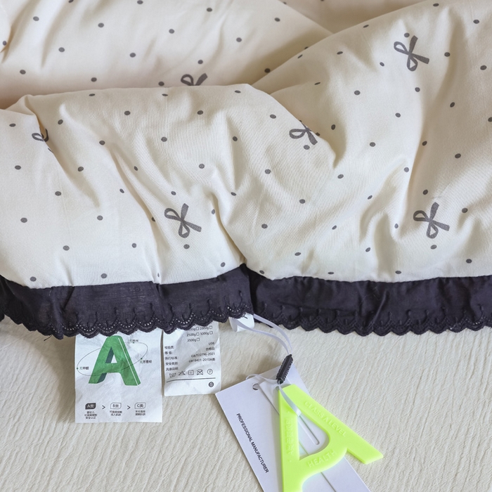 91家纺网 家纺一手货源 找家纺 （总）U被家纺 2025新款法式针织棉四季被