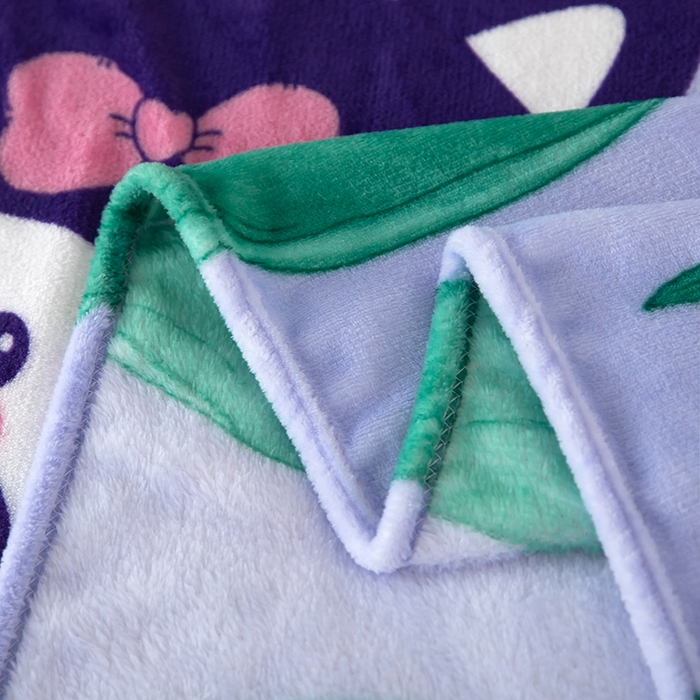 91家纺网 家纺一手货源 找家纺 侨鑫 2024新款法兰绒毛毯 兔芳华