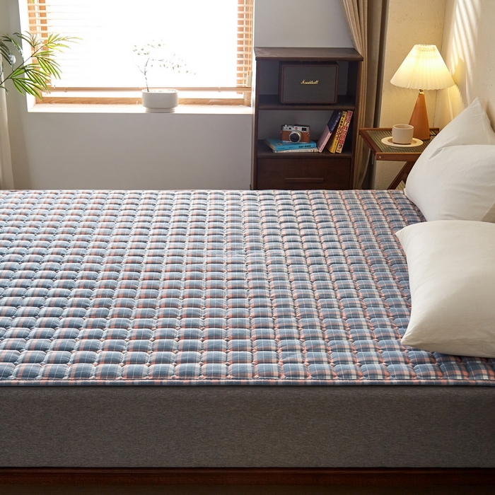 91家纺网 家纺一手货源 找家纺 （总）祁恋婷 2024新款全棉水洗棉棉花床护垫